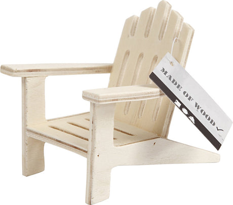 Crétiv Company mini-chaise de jardin en bois