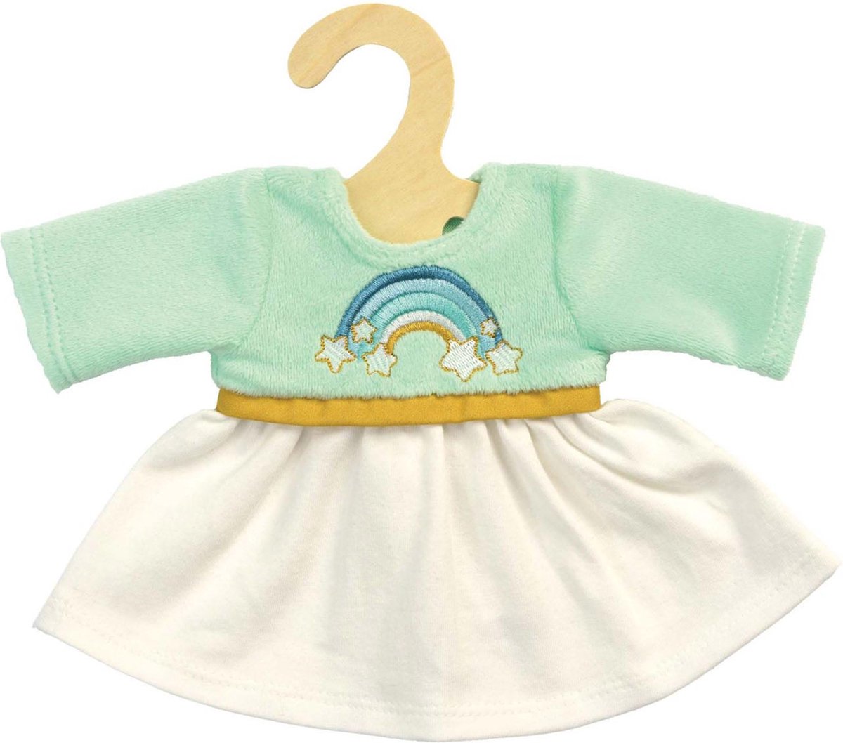 Robe de poupée arc-en-ciel, 35-45 cm