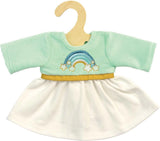 Robe de poupée arc-en-ciel, 35-45 cm