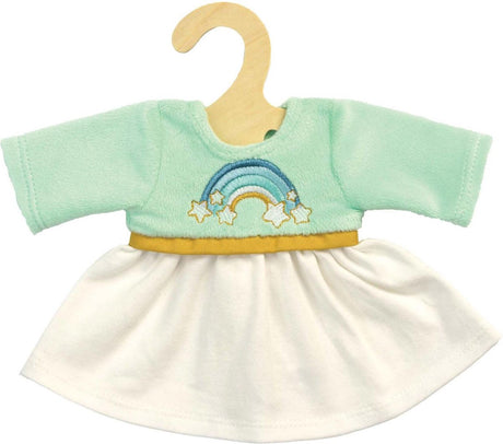 Robe de poupée arc-en-ciel, 35-45 cm