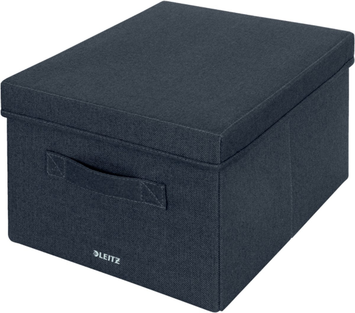 Boîte de rangement en tissu Leitz avec couvercle moyen, lot de 2