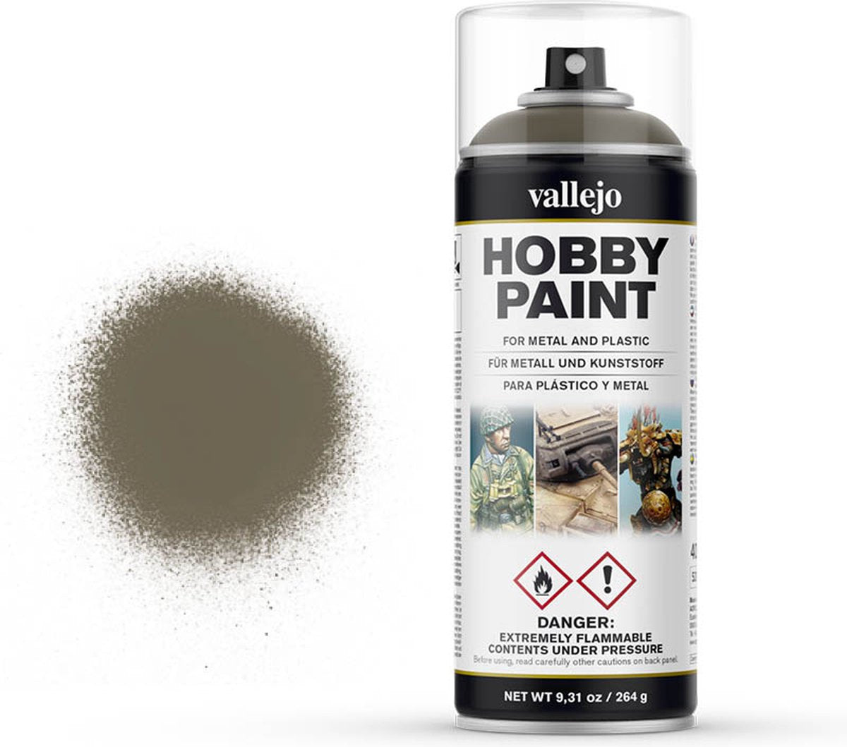 Vallejo val28007 - apprêt uniforme russe - peinture par pulvérisation 400 ml