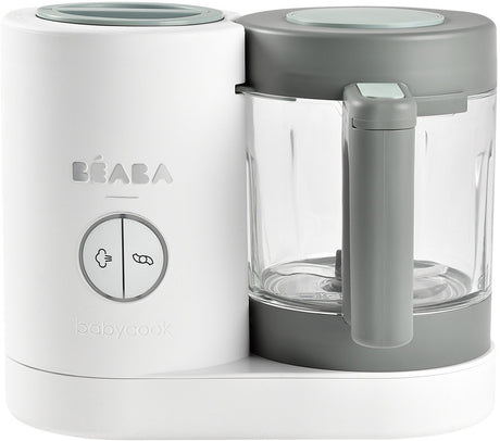 Béaba babycook neo® - robot culinaire - 4 en 1 - bol en verre 1250 ml - cuire à la vapeur, mélanger, décongeler et chauffer - gris