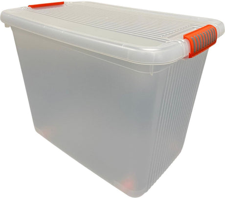 Kis k boîte de rangement à loquet xxl sur roulettes 69 l
