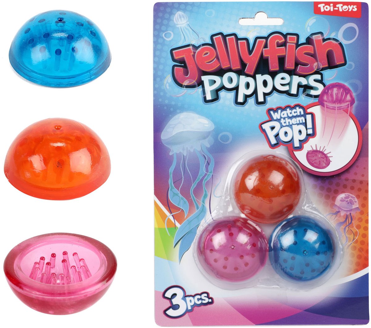 Toi-toys méduses plopper, 3 pcs.