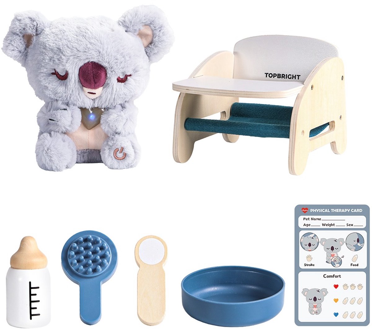 Topbright Care Pets - Bébé Koala - Peluche interactive pour enfants à partir de 3 ans