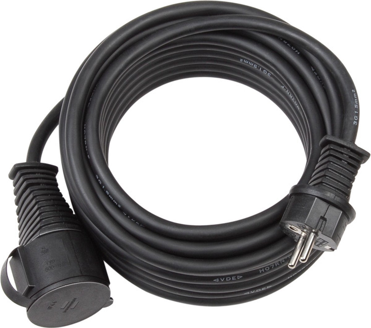 Brennerstuhl rallonge pour chantiers ip44 10m noir h07rn-f 3g1.5 - 1167810