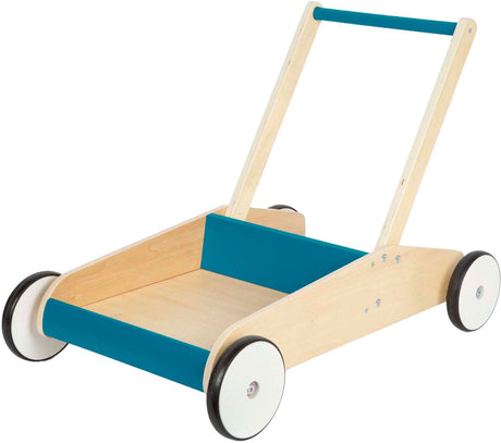 Small foot - déambulateur en bois bleu pétrole
