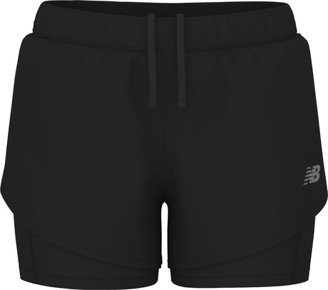 Pantalon de sport femme New Balance Sport 2-in-1 Shorts 3 - noir