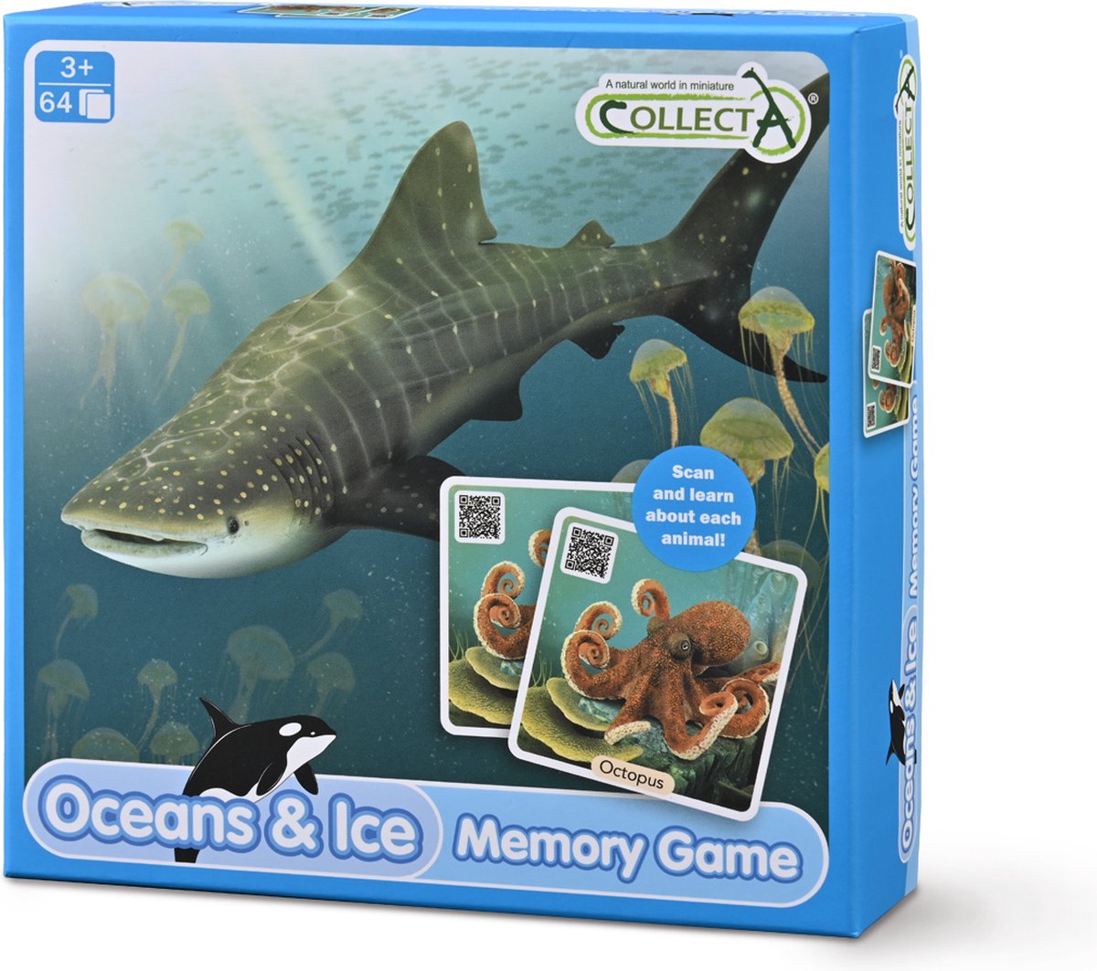 Jeu de mémoire Collecta - océans - éducatif - mémoire