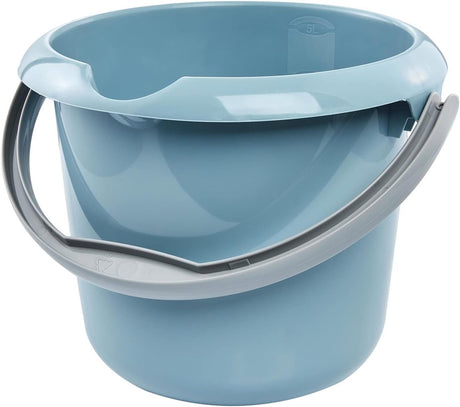 Seau compact Sans Marque de 5 l sans marque avec échelle de mesure et poignée ergonomique - parfait pour la maison et le jardin
