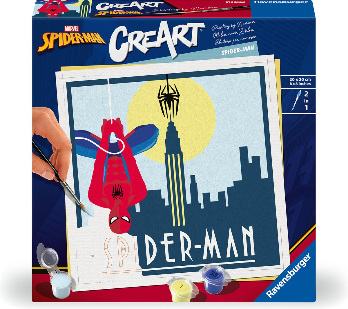Ravensburger crée une peinture par numéro - Marvel Spiderman