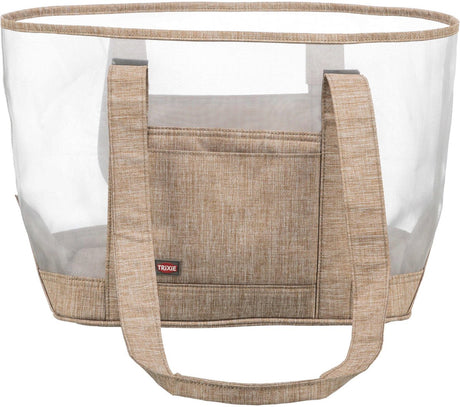 Trixie sac pour chien Mary sable transparent