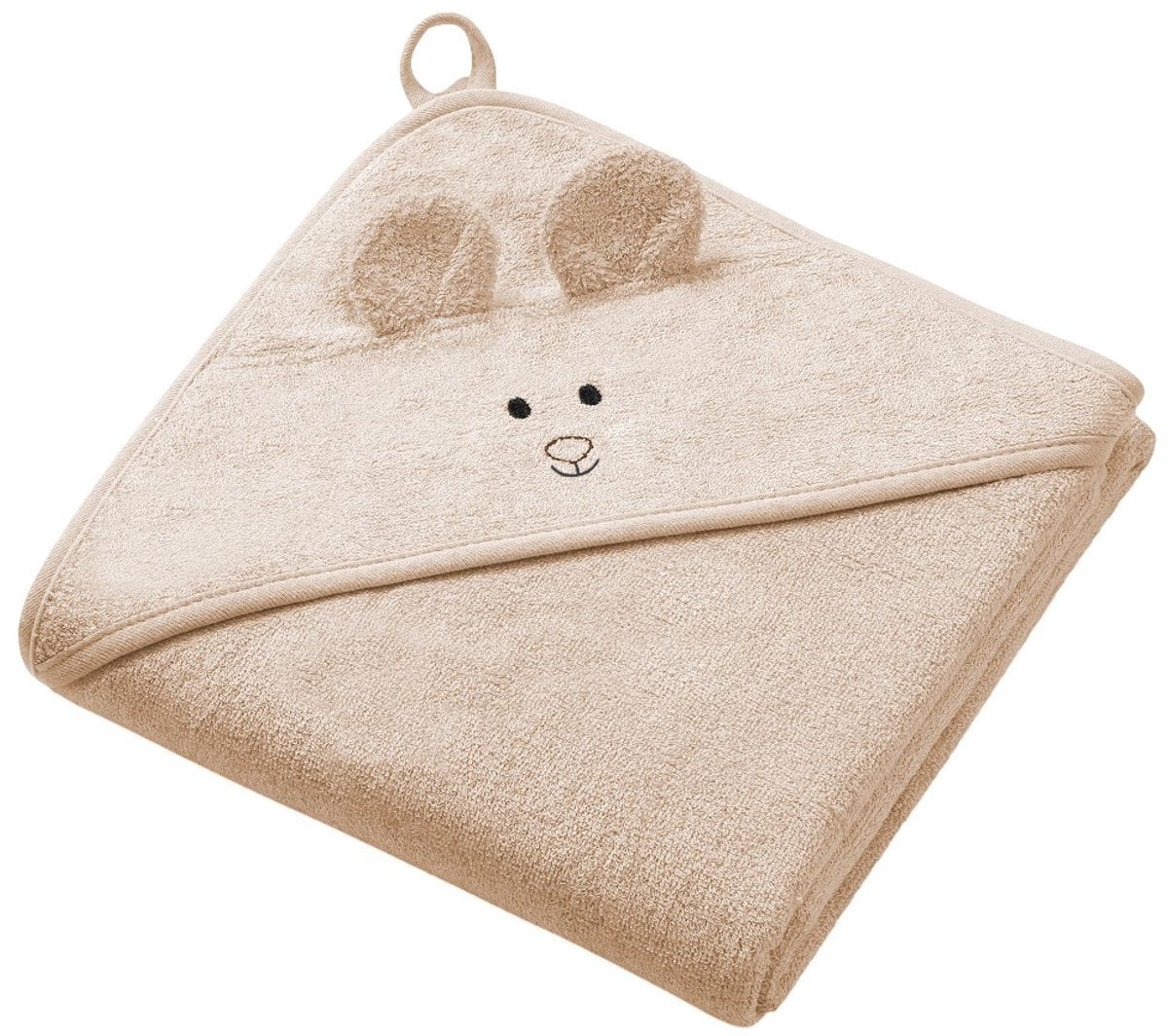 Babyono baby ono cape de bain bambou beige 100 x 100 cm