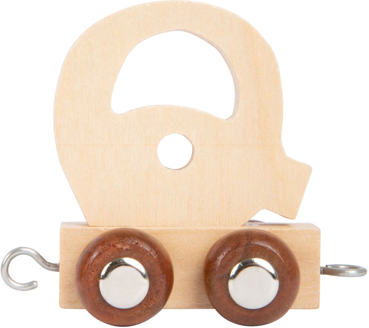 Small foot - train de lettres en bois - q - 12 pièces