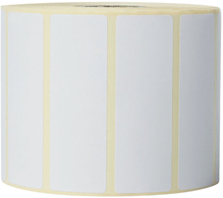 Brother bde-1j026076-102 rouleau d'étiquettes pré-perforées avec étiquettes blanches de 76 mm x 26 mm et 1 900 étiquettes par rouleau pour imprimer des étiquettes de haute qualité