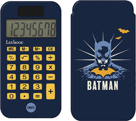 Calculatrices de poche Lexibook batman 8 chiffres avec housse de protection