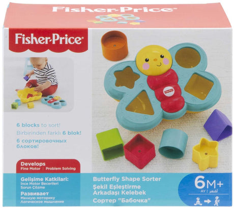 Trieur de formes Fisher-Price papillon | 2 pièces