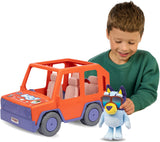 Moose Toys Bluey - Bluey Buddies Big Heeler 4wd ensemble de jeu - incl. peluche bleue
