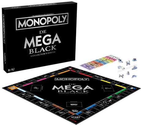 Asmodee Monopoly Mega Black Edition Collector Jeu de société Pays-Bas.