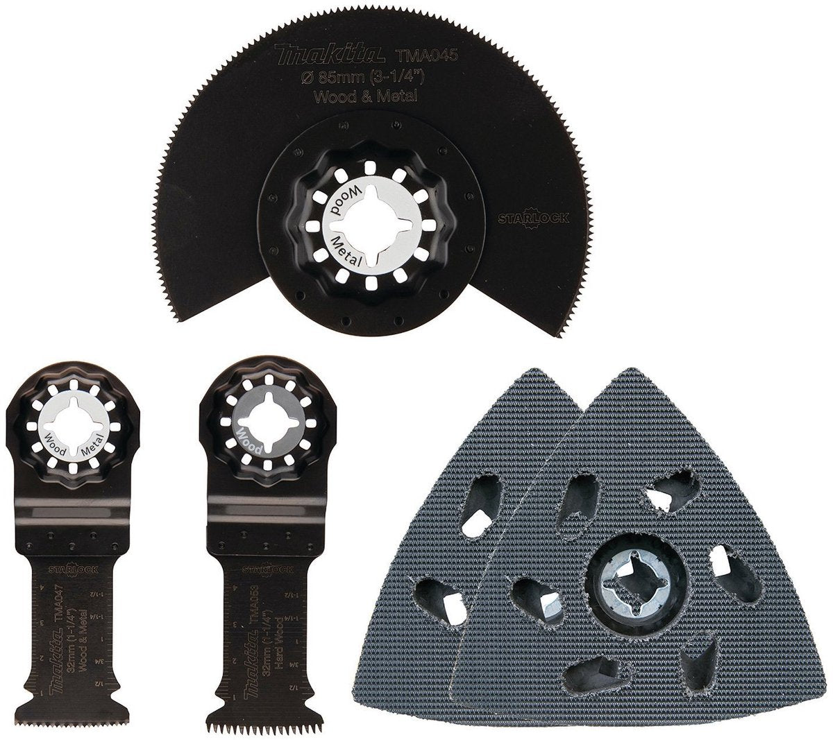 Ensemble d'outils de menuiserie multifonctionnels Makita 5 pièces -...