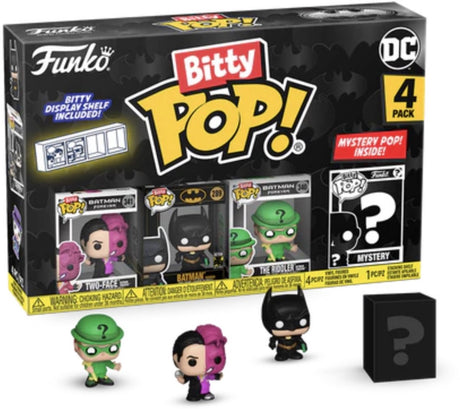 Funko Bitty Pop ! - à deux visages, Batman, la poupée mystérieuse du Riddler ! de DC Batman