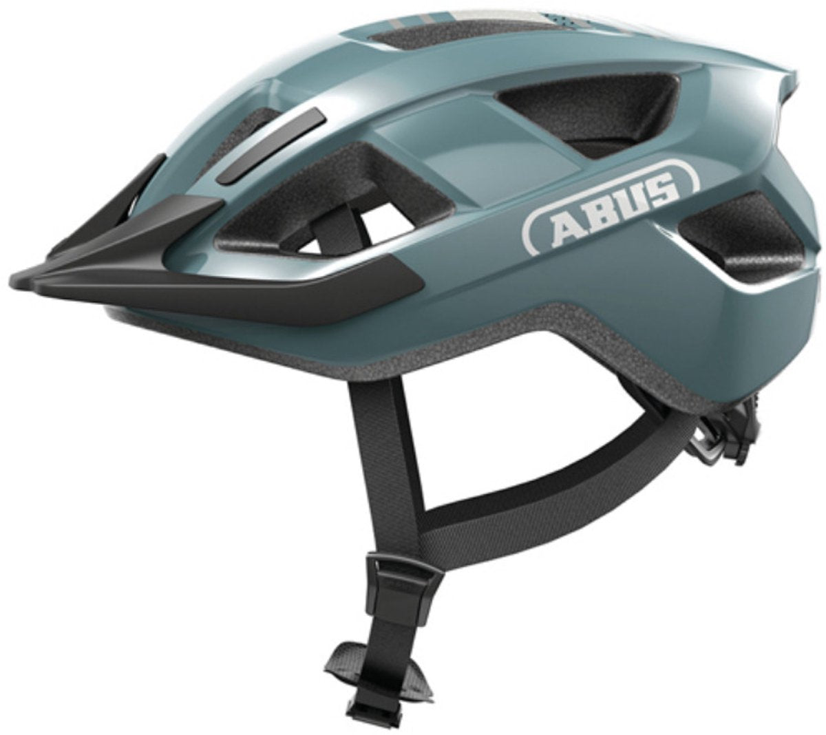 Abus casque aduro 3.0 led bleu glacier l 58-62cm