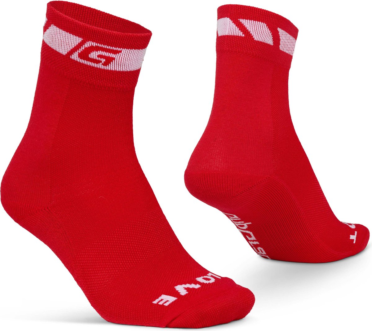Gripgrab - chaussettes de cyclisme printemps-automne chaussettes de transition thermique - rouge - unisexe - taille s