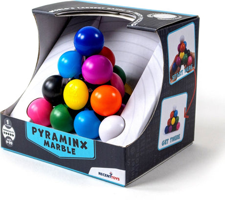 Jouets récents pyraminx marbre, puzzle cérébral