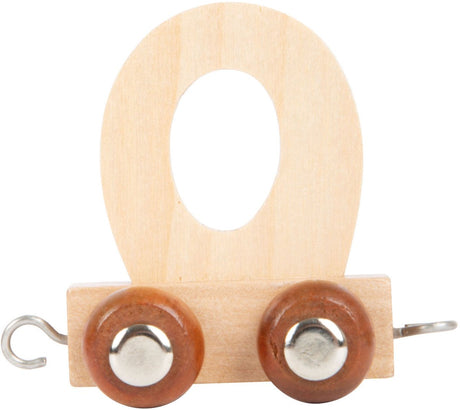Small foot - train de lettres en bois - o - 12 pièces