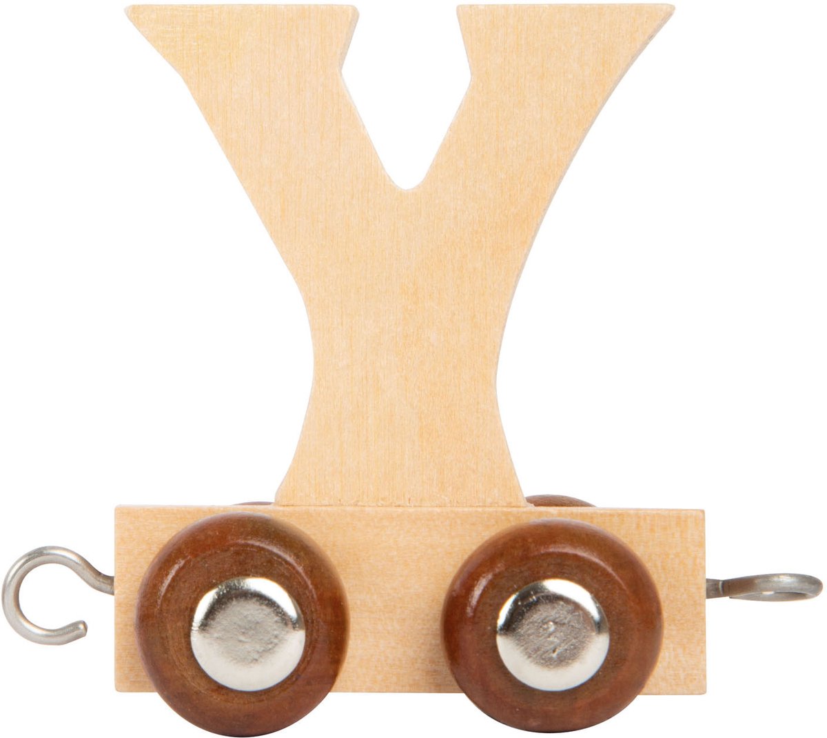 Small foot - train de lettres en bois - y - 12 pièces