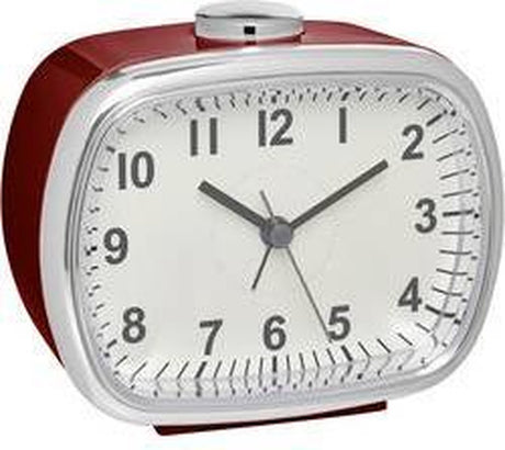 Tfa dostmann 60.1032.05 réveil quartz rouge heures d'alarme : 1