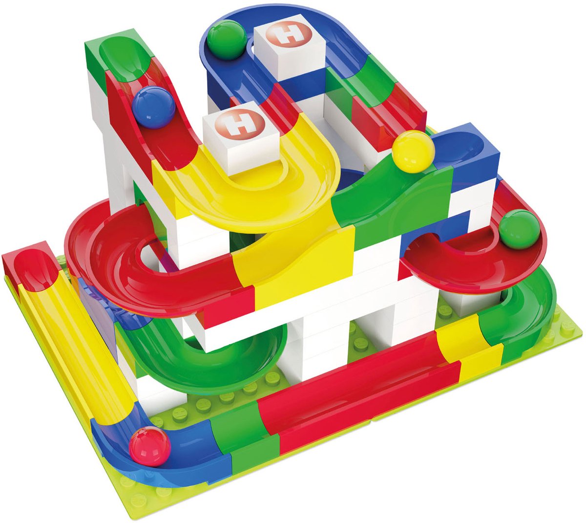 Kit de base de piste à billes Hubelino - 123 pcs.