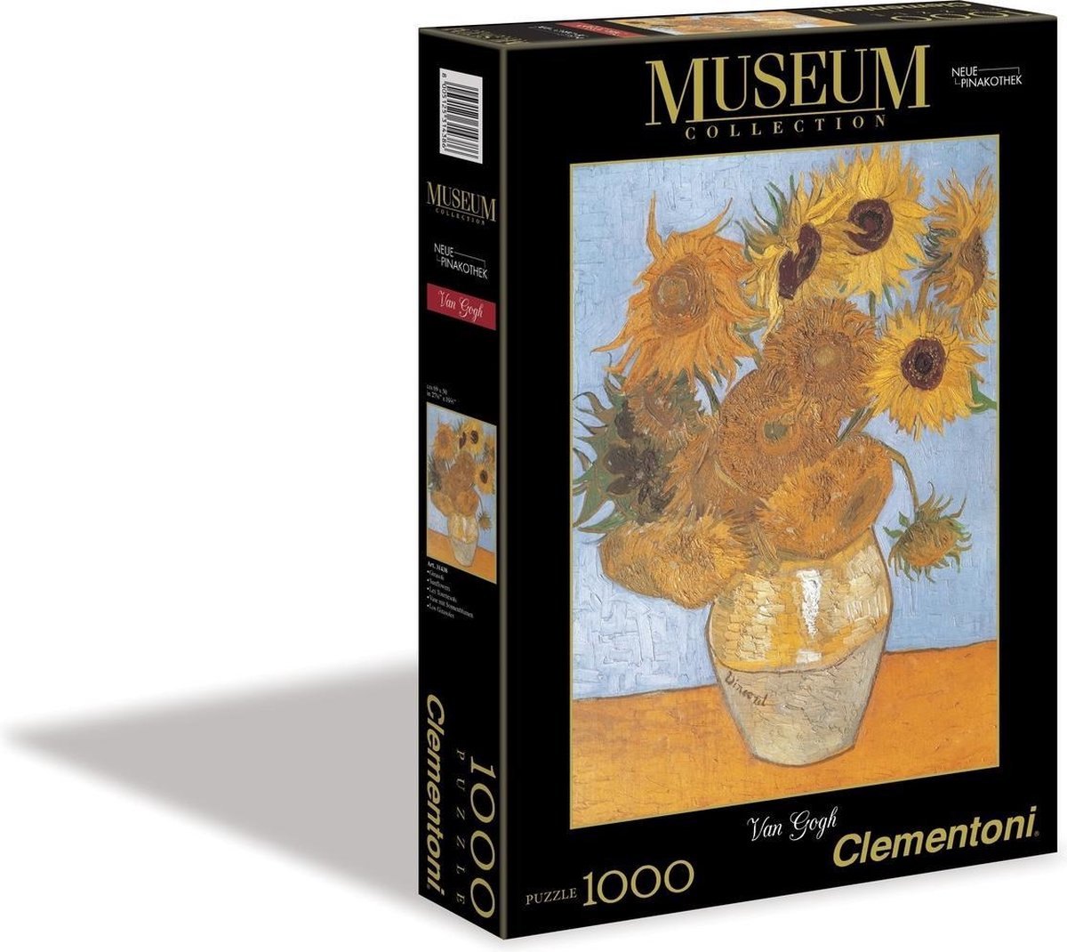 Clementoni - puzzle - 1000 pièces - girasoli (musée) - puzzle pour adultes