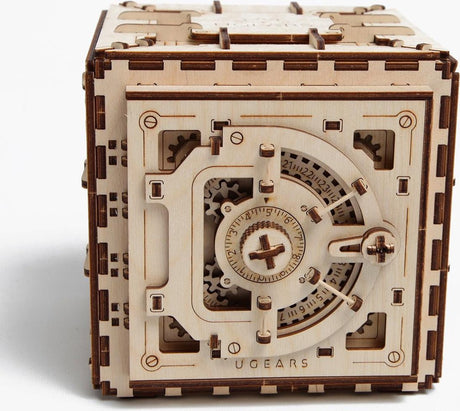 Ugears modélisme 3D - coffre-fort - kit de construction mécanique bois - jouets éducatifs