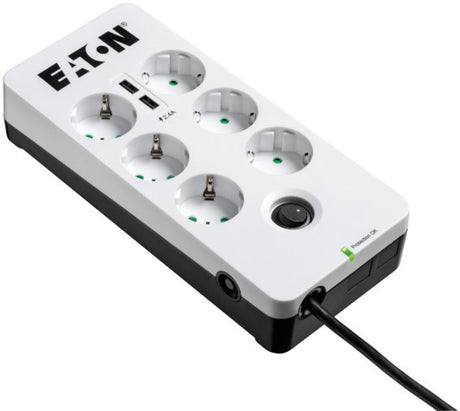 Eaton schuko 6 way multi-socket adapter pb6ud (1,5 m)