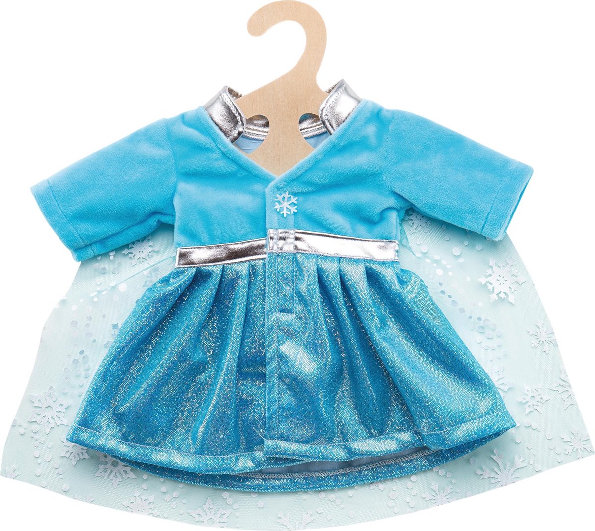 Robe de poupée princesse des glaces Heless avec cape, 35-45 cm