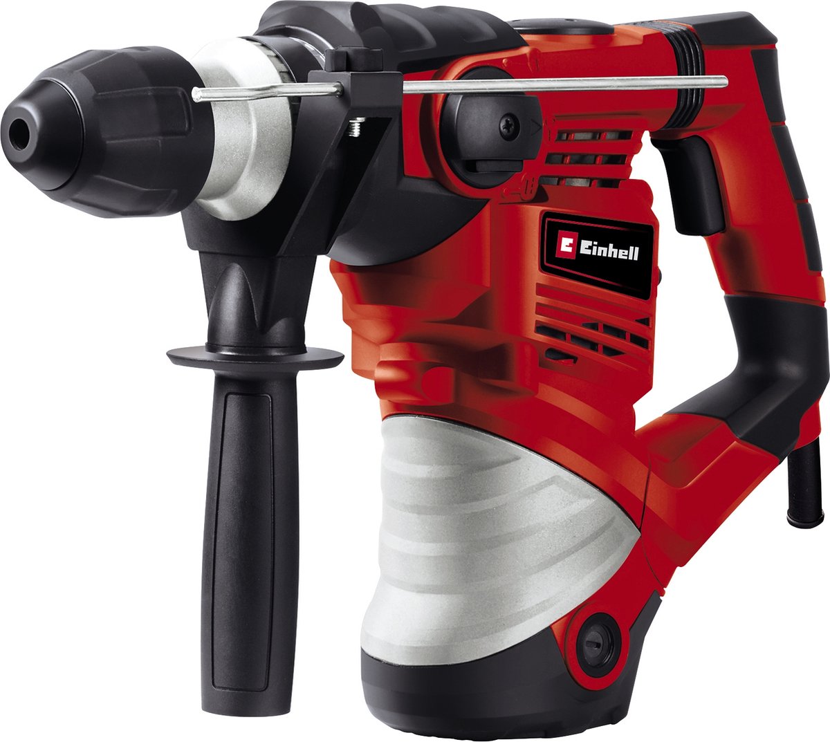 Marteau perforateur électrique Einhell th-rh 1600 - 1600 w - nombre de coups 3 900 min - 4 ans - sds-plus - percussion pneumatique - incl. mallette de transport et de stockage