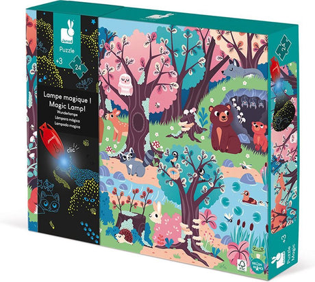 Janod - puzzle magique - la forêt - 24 pièces