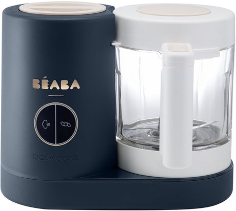 Béaba babycook neo® - Préparateur bébé 4 en 1 - cuiseur vapeur et robot bébé - bol en verre - bleu
