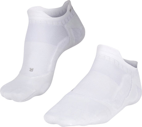 Falke go5 chaussettes de golf invisibles anti-ampoules en coton matériau fonctionnel hommes blanc - taille 42-43