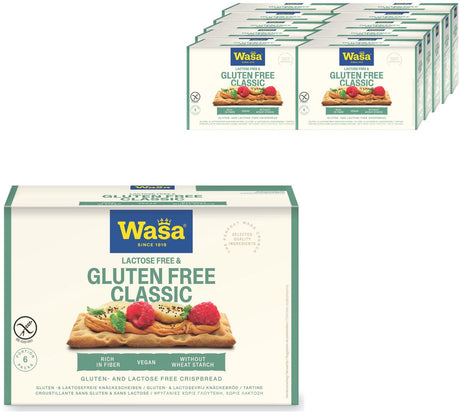 Wasa pain croustillant classique sans gluten et sans lactose 10 x 240 grammes