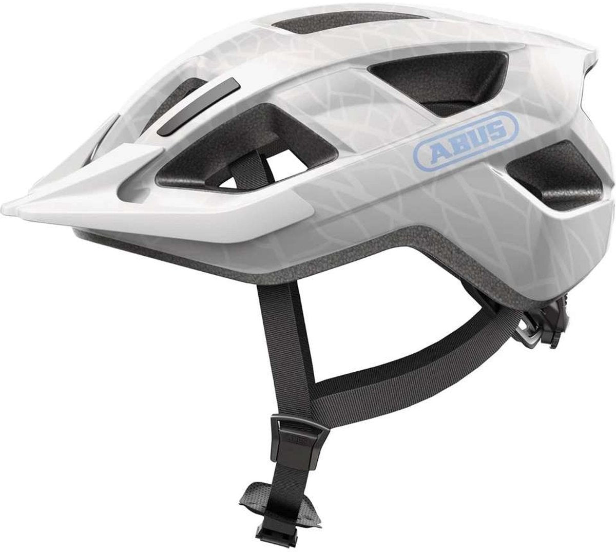 Abus casque aduro 3.0 led blanc art l 58-62cm