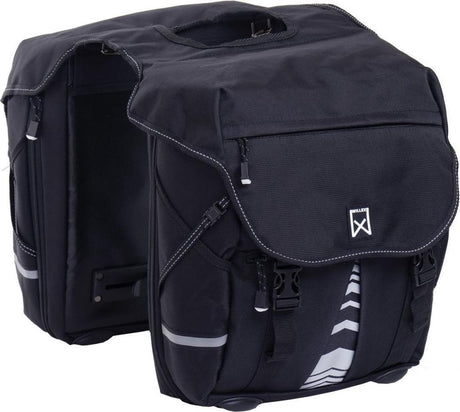 Sac à bagages Willex 1200 - sac de vélo double - 28 litres - noir