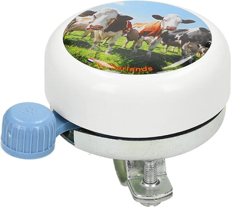 Vaches blanches larges sur la carte