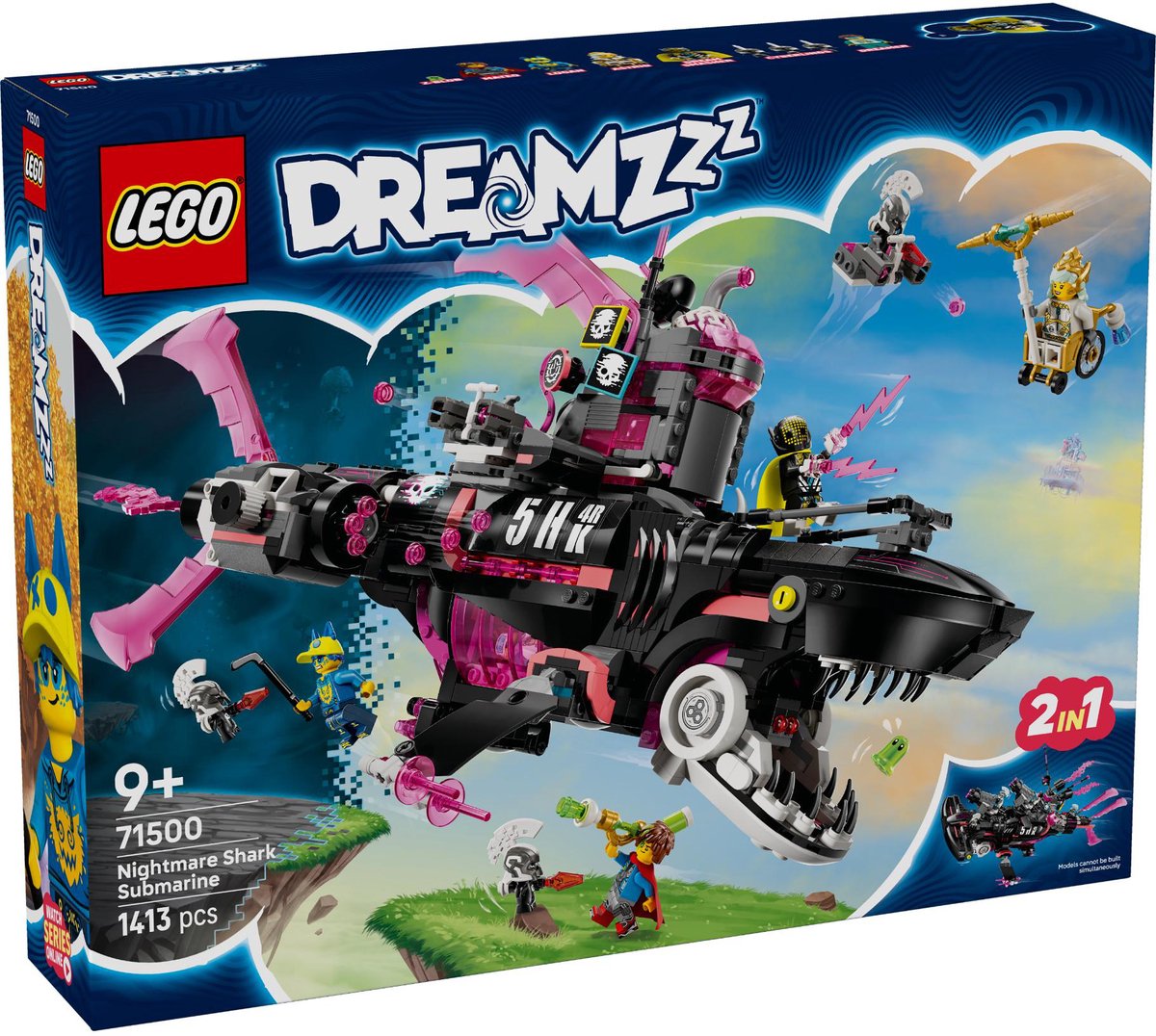 Lego dreamzzz 71500 sous-marin requin cauchemar