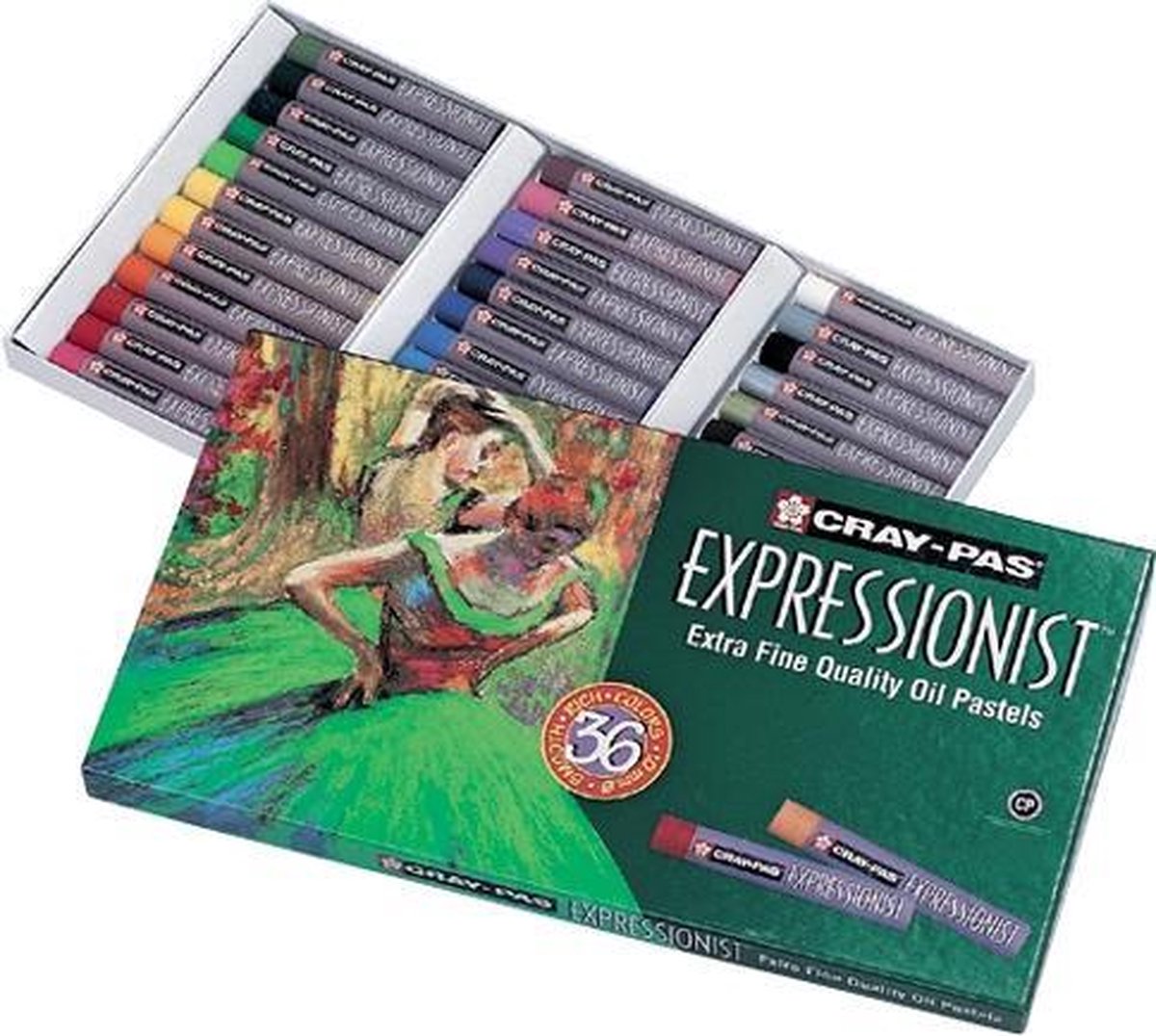 Sakura cray-pas expressionniste coffret de 36 pastels à l'huile