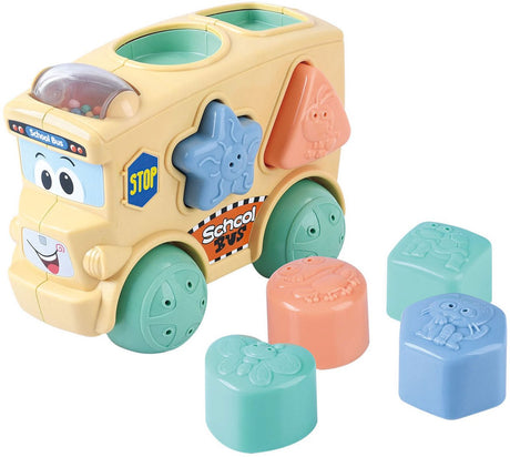 Trieur de formes de bus Playgo - 5 pcs.