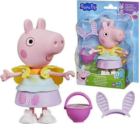 Hasbro Peppa Pig Spring Play Figure Dress Up - Ensemble d'habillage Peppa.