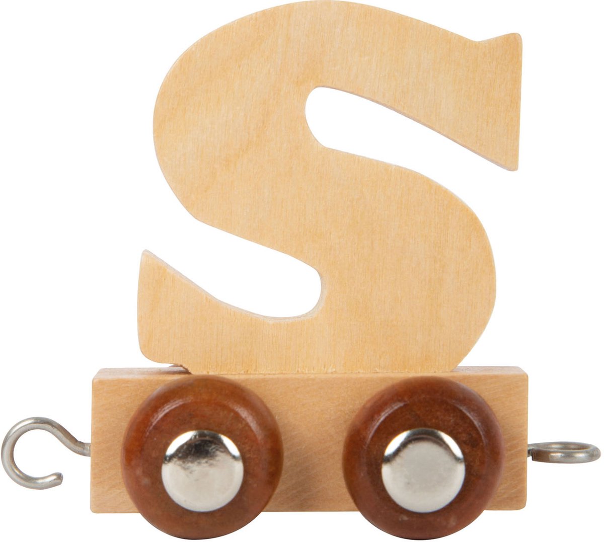 Small foot - train de lettres en bois - s - 12 pièces